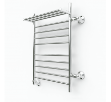 Водяной полотенцесушитель Эрато A34 1000х600 (с верхней полкой и правым боковым подключением)
