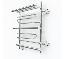 Водяной полотенцесушитель Эрато A43 1200х400 (с верхней полкой и правым боковым подключением)