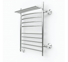 Водяной полотенцесушитель Эрато A17 600х600 (с верхней полкой и правым боковым подключением)