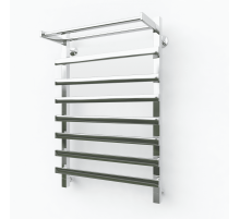 Водяной полотенцесушитель Эрато Квадрат 33 600х500 (с верхней полкой)