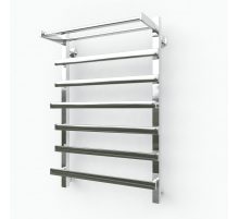 Водяной полотенцесушитель Эрато Квадрат 23 1200х600 (с верхней полкой)