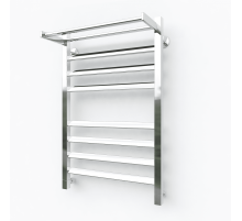 Водяной полотенцесушитель Эрато Квадрат 22 700х500 (с верхней полкой)