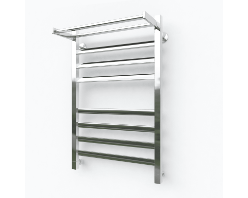 Приобрести Водяной полотенцесушитель Эрато Квадрат 17 800х400 (с верхней полкой) в магазине сантехники Santeh-Crystal.ru