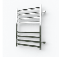 Водяной полотенцесушитель Эрато Квадрат 17 700х600 (с боковым подключением)