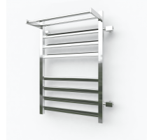 Водяной полотенцесушитель Эрато Квадрат 17 1200х500 (с верхней полкой и правым боковым подключением)