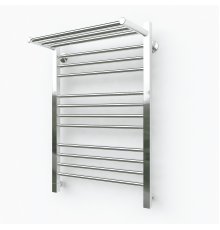 Водяной полотенцесушитель Эрато Квадрат 3 1000х600 (с верхней полкой)
