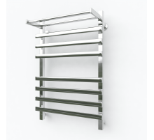 Водяной полотенцесушитель Эрато Квадрат 1 1200х500 (с верхней полкой)