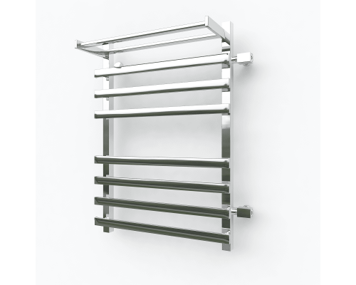 Заказать Водяной полотенцесушитель Эрато Квадрат 1 1200х600 (с верхней полкой и правым боковым подключением) в магазине сантехники Santeh-Crystal.ru