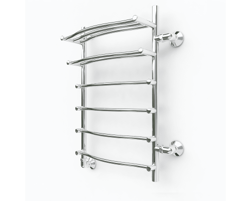 Заказать Водяной полотенцесушитель Эрато A15 Дуга 1200х400 (с верхней полкой и правым боковым подключением) в магазине сантехники Santeh-Crystal.ru