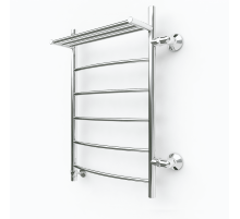 Водяной полотенцесушитель Эрато A2 800х500 (с верхней полкой и правым боковым подключением)