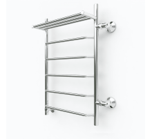 Водяной полотенцесушитель Эрато A3 800х600 (с верхней полкой и правым боковым подключением)