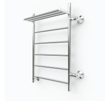 Водяной полотенцесушитель Эрато A4 600х500 (с верхней полкой и правым боковым подключением)