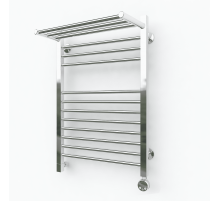 Электрический полотенцесушитель Эрато Квадрат 1 с верхней полкой 1200х600