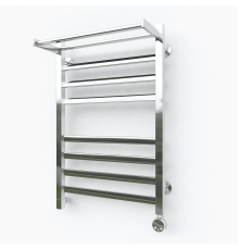 Электрический полотенцесушитель Эрато Квадрат 17 с верхней полкой 1000х500