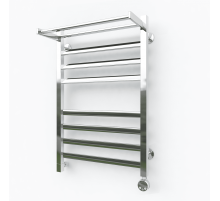 Электрический полотенцесушитель Эрато Квадрат 17 с верхней полкой 1200х500