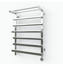 Электрический полотенцесушитель Эрато Квадрат 23 с верхней полкой 600х400