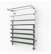 Электрический полотенцесушитель Эрато Квадрат 33 с верхней полкой 800х500