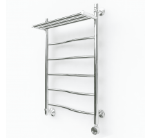Электрический полотенцесушитель Эрато A5 с верхней полкой 1200х400