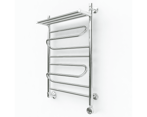 Заказать Электрический полотенцесушитель Эрато A10 с верхней полкой 1000х500 в магазине сантехники Santeh-Crystal.ru