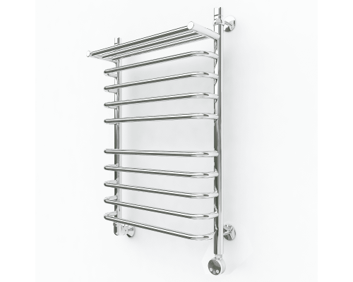 Купить Электрический полотенцесушитель Эрато A16 с верхней полкой 1200х500 в магазине сантехники Santeh-Crystal.ru