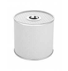 Салфетница Geralis S-PWH PUNTO белая, кант хром