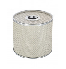 Салфетница Geralis S-RWH Ромб светлая, кант хром