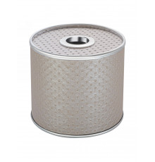 Салфетница Geralis S-PLH PUNTO бежевая, кант хром