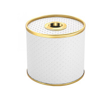 Салфетница Geralis S-PWG PUNTO белая, кант золото