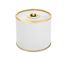 Салфетница Geralis S-KWG CROCO белая, кант золото