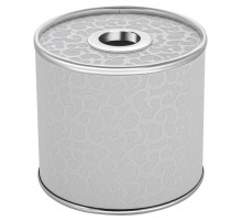 Салфетница Geralis S-FWH FLOWER белая, кант хром