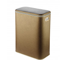 Корзина для белья Geralis PGG-B PUNTO золото, кант золото, стандартная