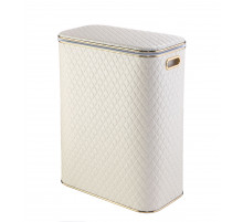 Корзина для белья Geralis CLG-B Ромб беж,.светлый, кант золото, стандартная