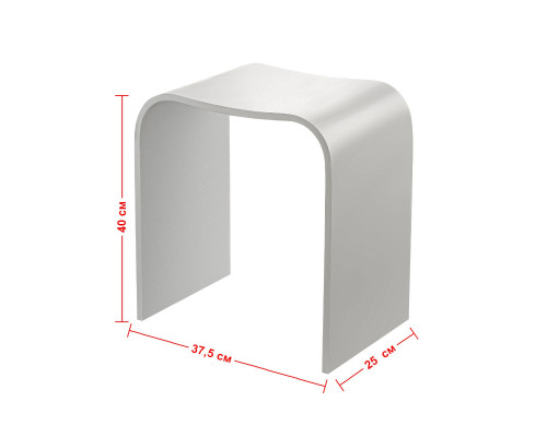 Табурет Geralis, арт. T-W, Белый