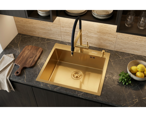 Смеситель для кухни Höffger Liza 500 Gold