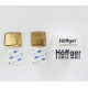 Держатель Höffger 008 Gold (Золотое) (2 шт. в упаковке)
