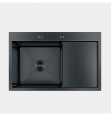 Мойка для кухни Hoffger 7850 Black (левая чаша)
