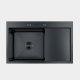 Мойка для кухни Hoffger 7850 Black (левая чаша)