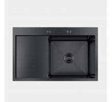 Мойка для кухни Hoffger 7850 Black (правая чаша)