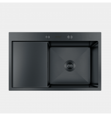 Мойка для кухни Hoffger 7850 Black (правая чаша)