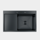 Мойка для кухни Hoffger 7850 Black (правая чаша)