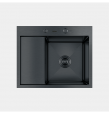 Мойка для кухни Höffger 5848 Black (правая чаша)