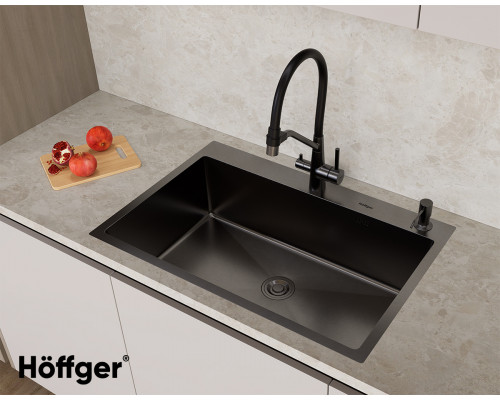 Мойка для кухни Höffger 7550 Black (Чёрная)