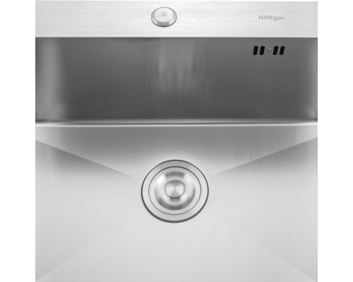 Мойка для кухни Höffger 7550 Satin (Сталь сатин)