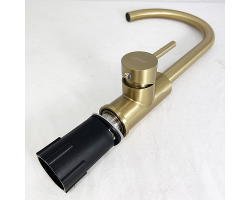 Смеситель для кухни Hoffger 385 Gold