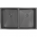 Кухонная мойка Rivelato 7444 U2 PVD черный