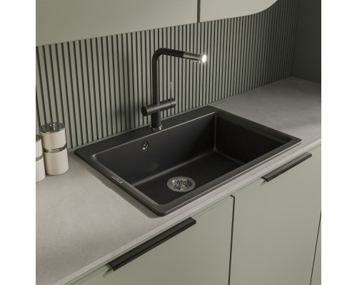 Кухонная мойка Rivelato AXEL 70 — Антрацит 501
