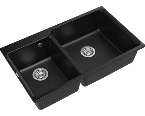 Кухонная мойка Rivelato AXEL 90D — Черный 502