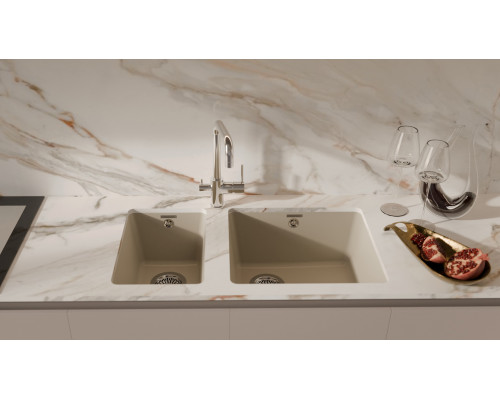 Кухонная мойка Rivelato BERKANA 25 — Темно-бежевый