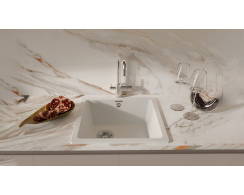 Кухонная мойка Rivelato BERKANA 45 — Белый 101