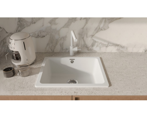 Кухонная мойка Rivelato BERKANA 50 — Белый 101